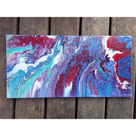 Original Acrylic Abstract Decor Art - Picture 1 of 1